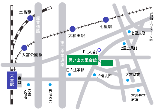 思い出の里会館 地図